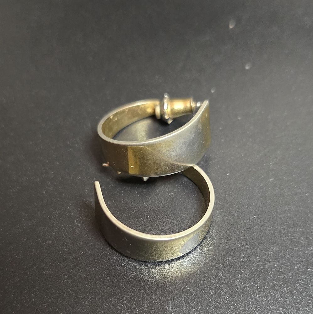 Chic Gold-Tone Hoop Earrings